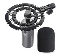 Razer Seiren X Shock Mount and Pop Filter Matching Mic Boom Arm Stand, Compatible for Razer Seiren X Microphone by YOUSHARES