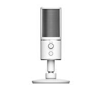 Razer Seiren X - Streaming USB Condenser Microphone (Compact with Damper, Supercardioid Recording Pattern, No Latency, Mute Button, Headphone Jack) Mercury