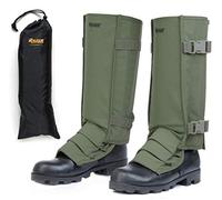 Razer Snake Gaiters for Hiking, Hunting - Snake Bite Protection Guards for Lower Legs with Storage Bag, Heavy Duty, Adjustable Lightweight Design fits Men, Women - Lab Tested in USA (Olive Drab)