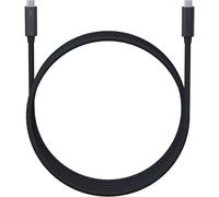 Razer Thunderbolt 4 Cable (2.0m / 6.56ft): Up to 40 Gigabits Per Second - Up to 8K Resolutions - Up to 100W Charging - Compatible with Windows PC/Mac/Thunderbolt 3 Devices - Black