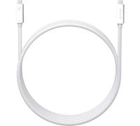 Razer Thunderbolt 4 Cable (2.0m / 6.56ft): Up to 40 Gigabits Per Second - Up to 8K Resolutions - Up to 100W Charging - Compatible with Windows PC/Mac/Thunderbolt 3 Devices - White