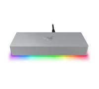 Razer Thunderbolt 5 Dock Chroma - 10 ports USB-Dock - 3x DisplayPort USB-C - Ethernet - Passthrough 140W - SD/UHS card - 3x USB-A - M.2 extension - UK connector - PC/Mac | Mercury