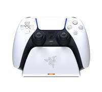 Razer Universal Quick Charging Stand - for PlayStation 5 DualSense Controller (Quick Charge, Curved Cradle Design, Powered by USB, One-Handed Navigation) White