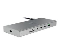 Razer USB 4 Dock - High-Speed Dock for Gaming and Productivity - 14-Port Design - Dual Display Support, Device Charging (3x USB-C, 5x USB-A, HDMI, DisplayPort, Gigabit Ethernet, 3.5mm Audio) Mercury