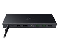 Razer USB 4 Dock - USB High-Speed-Dock - Dual Display Support, Charging Devices (3x USB-C, 5x USB-A, HDMI, DisplayPort, Gigabit Ethernet) Black