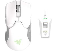 Razer Viper Ultimate with Charging Dock - Ambidextrous Esports Gaming Mouse Powered by HyperSpeed Wireless Technology (Focus+ 20K Optical Sensor, 74g Lightweight, RGB Chroma) Mercury White