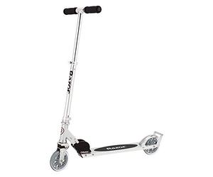 Razor A3 Kick Scooter for Kids - Larger Wheels, Front Suspension, Wheelie Bar, Lightweight, Foldable, and Adjustable Handlebars