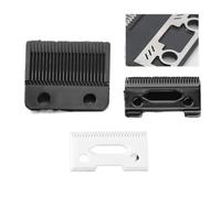 Razor Blade Head WAHFOX Groove Tooth Unique Design Compatible with WAHL | Compatible with Magic Hair Clipper Clip Pro 2 Holes Hair Trimmer Replacement Blades Set(WB108ACB)