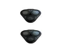 Razor Blade Washable Replacement Shaver Head，Compatible For Philips，S5000 S5370 S5571 S5420 S5140 S5078 S5082 S5380(Black 2PCS)
