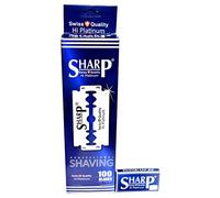 Razor Blades Club 100 Sharp Hi Platinum Double Edge Razor Blades | Platinum-Coated Replacement Blades for Safety Razors | DE Shaving Blades for Men