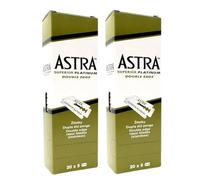 Razor Blades Club - Astra Platinum Double Edge Safety Razor Blades, 200 Count