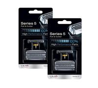 Razor Blades51S Replacement Foil Cutter Head,Compatible for Braun,WaterFlex Series 5 Electric Shavers Series 8000,8970,8985,8986,8987,550,570 51S Men's Razors(2pcs)