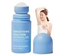 Razor Bump Smoothing Solution Ingrown Hair Treatment with BHA AHA - High Roller Ingrown Tonic for Underarms Abdomen - Ingrown Hair Serum for Men & Women - Roller Ball Applicator for Tend Skin
