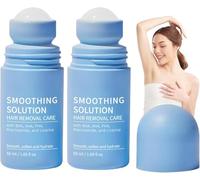 Razor Bump Smoothing Solution - Ingrown Niacinamide Serum | Roller Ball Applicator for Underarms, Ingrown Hair Care for Underarms & Abdomen, Suitable for Men&Women (2PCS)