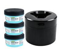 Razor Cleaning Liquid, Cleans The Base. Compatible For Philips Electric Shavers S1000, S5000, S6000, S7000, S8000, S9000 Series(3 PCS ADD CLEANING CABIN)