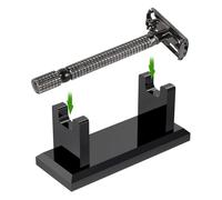 Razor Clip: Stylish Rest, Lightweight Grooming Base, Edge Care Protective Display, Wide Shaving | For Camer Washrooms, Black, Please refer to the description, Please refer to