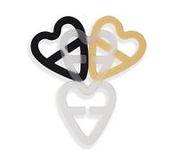 RAZOR Clips Bra Strap Clips Racer Back Conceal Straps Cleavage Control 0 various Black,Beige,White,Clear-2