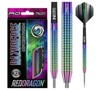 RED DRAGON Razor Edge Spectron 23g - Tungsten professional steel darts set with flights and shafts