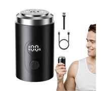 Razor for Men, Floating Head Quiet Battery Shaver, Long Battery Life, Precision Trimmer, Waterproof, Wet Dry Shaving, Beard Care