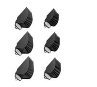 Razor guard comb，Compatible For YINKE，Clipper Guards，Compatible For WAHL， | Hair Clippers Trimmers With Metal Clip Premium 6 Size Cutting Lengths Limit Guide Comb(Grey)