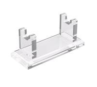 Razor Holder - Shaving Razor Stand Horizontal, Non Slip Base Acrylic Organizer Rack, Space Saving Bathroom Counter Shower Vanity Holder | Dad Barber Men Grooming Accessories Shaving Revolution
