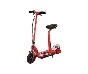 Razor Power Core E100 24 Volt Electric Scooter in Red with Padded Seat Red