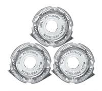 Razor Replacement Shaving Head Round Shaver Heads Blades Universal Shaving Head Razor Blades for SH70 SH90 HQ8 HQ9 Series Razor Head Assembly(3pcs)