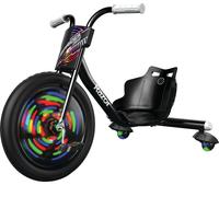 Razor RipRider 360 Lightshow - Trike with Rear Casters and with Motion-Activated Multi-Color Lights, 3 Wheeled Drifting Ride-On for Kids Ages 5 and Up