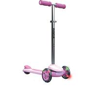 Razor Rollie, 3-Wheel Scooter for Younger Children, Seated and Stand-Up Riding Options, Light Up Wheels for Ages 2 1/2-4, Adjustable handlebars, Kick Scooter, Pink