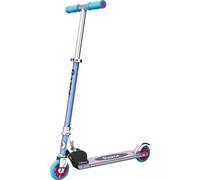 Razor Scooter A-Kick Folding Aluminum Special Holographic Edition Blue and Pink