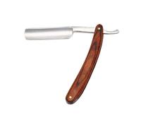 Razors Blades Antique Men's Straight Cut Carbon Steel Folding Retro Barber Beard Throat Shaving Pearwood Handle Male Men's Razor Blades