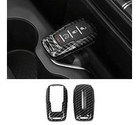 RAZPOY for RAM Key Fob Cover, Carbon Fiber Remote Control Cover Smart Key Protector Key Case Shell Holder for 2018-2022 Dodge RAM 1500 2500 3500 Accessories, ABS