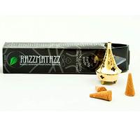 RAZZMATAZZ A BRAND OF - PERFECT PILLOW LTD - 30 FRANKINCENSE U.K MADE INCENSE CONES+FREE BRASS BURNER,GIFT BOXED