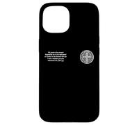 RB 53 St Benedict Medal Small Saint Benedict Cross Christian Case for iPhone 15
