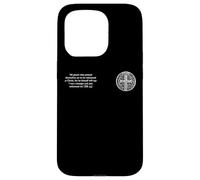 RB 53 St Benedict Medal Small Saint Benedict Cross Christian Case for iPhone 15 Pro