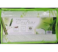 RB NEW CONTOUR MEMORY FOAM ORTHOPAEDIC, HEAD, NECK, BACK SUPPORT PILLOW WITH BREATHABLE BAMBOO FABRIC COVER (SMALL 30CM X 50CM)