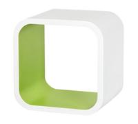 RB UK Shelf Depot Green Floating Wall Cube Shelf (L)225mm (D)225mm