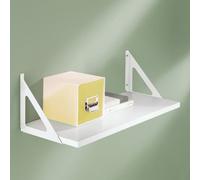 RB UK Shelf Depot White Shelf Kit With Hanging Brackets (L)800mm (D)250mm