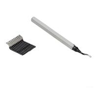 RB1000 Handle Burr Deburring Tool for Metal Edges, Rotary Cutting Tool with 10pcs for HSS, Compatible with Brass Steel Aluminum Copper PVC Pipes and 3D