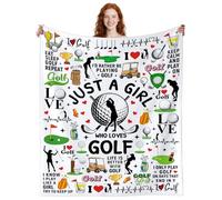 Rbamsme Golf Blanket Gifts for Men Unique, Golfing Gift for Him, Golf Throw Blankets Accessories Nursery Decor Birthday Gifts for Golfers Dad Women Golfing Lovers 80"X60"
