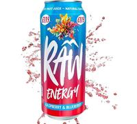 Rbc Energy, Sparkling & Still Real Fruit Juice Full Box Variety Pack PMP - Natural Energy Boost with Bold Fruity Flavours (Full Box (12 x Cans), Energy Raspberry & Blueberry PMP 500ml)