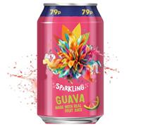 Rbc Energy, Sparkling & Still Real Fruit Juice Full Box Variety Pack PMP - Natural Energy Boost with Bold Fruity Flavours (Full Box (24 x Cans), Sparkling Guava PMP 330ml)