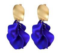 Rbenxia Boho Rose Petal Dangle Earring Acrylic Layered Floral Petal Earring, Standard, Acrylic, No Gemstone