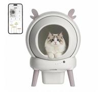RBFGYIOP Automatic Self-Cleaning Cat Litter Box - 65L XXL Smart Cat Toilet with App Control, Safety Sensors, Odor Neutralization, Leak-Proof Tray, Large Capacity for Multiple Cats up to 11kg, Includes