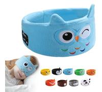 RBFSAH Kids Headphones Headband Wireless,Over The Ear Headband Headphones,Headband Earphones for Children Baby & Toddlers,with Thin Speakers & Super Soft Fleece Headband (Color : Owl)