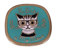 RBG is My Mews Cat Ruth Bader Ginsburg Dissent 1.25" Enamel Pin Badge
