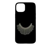 RBG Ruth Bader Ginsburg Dissent Collar pattern Case for iPhone 15 Plus
