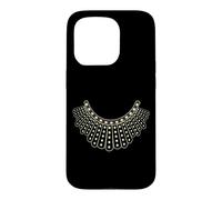 RBG Ruth Bader Ginsburg Dissent Collar pattern Case for iPhone 15 Pro