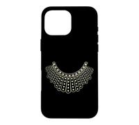 RBG Ruth Bader Ginsburg Dissent Collar pattern Case for iPhone 16 Pro Max