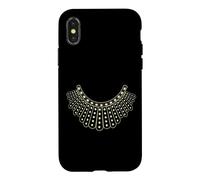 RBG Ruth Bader Ginsburg Dissent Collar pattern Case for iPhone X/XS